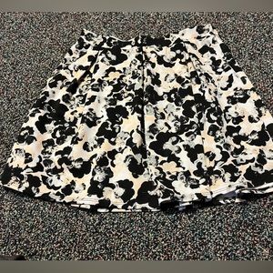 Darling floral elastic waist skirt
